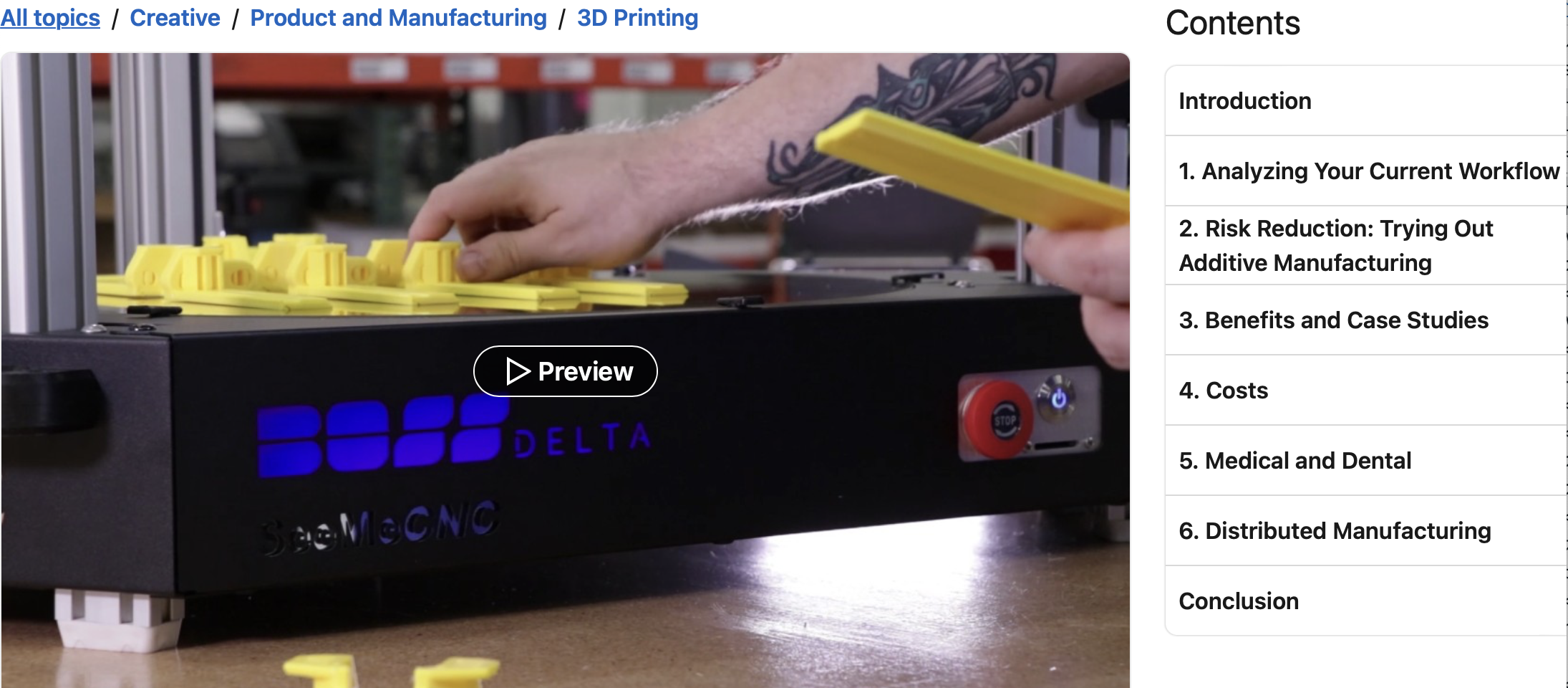3D Printing Short-Run Production 