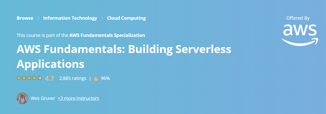 AWS Fundamentals Building Serverless Applications