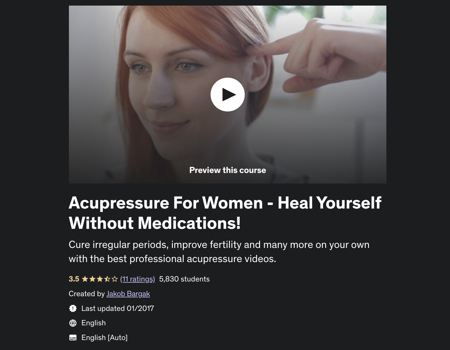 Acupressure For Women - Heal Yourself Without Medications