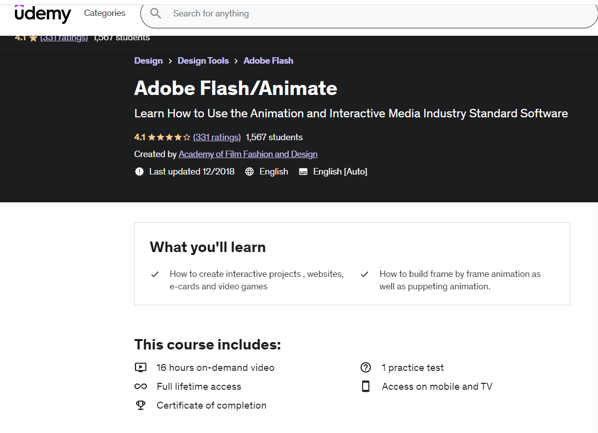 Adobe Animate and Flash Tutorial