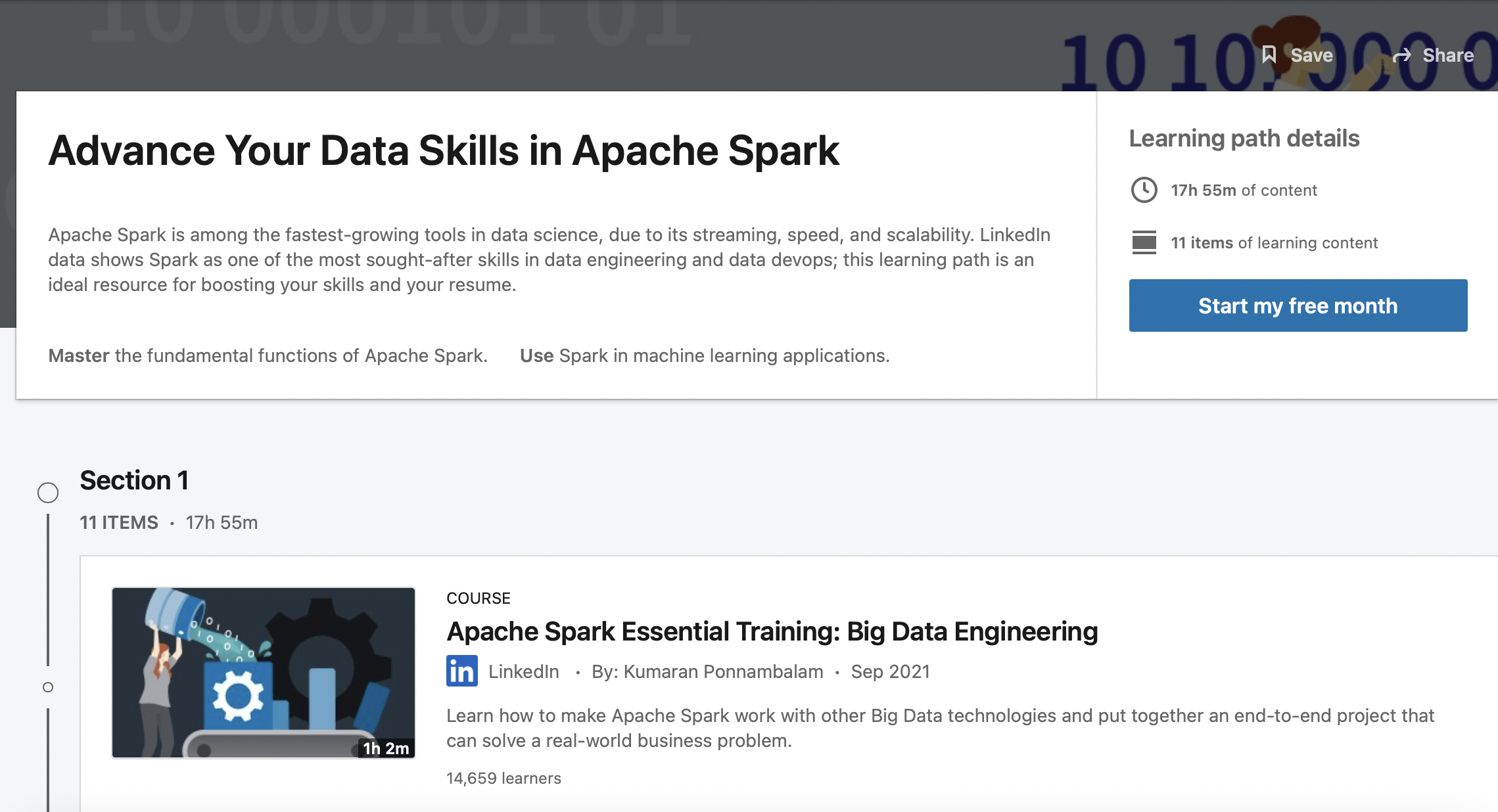 Advance your Data Skills in Apache Spark
