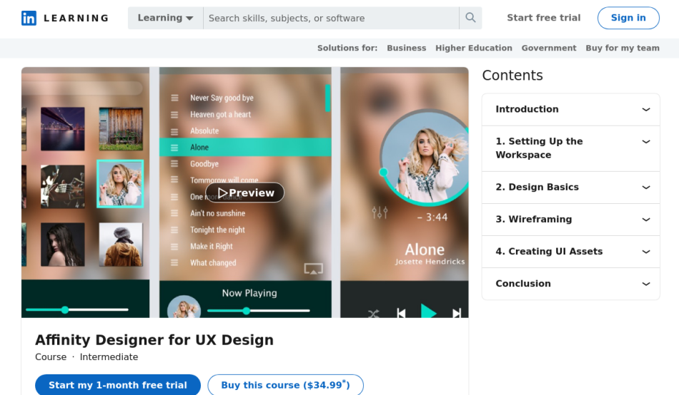 Affinity Designer for UX Design Online Class