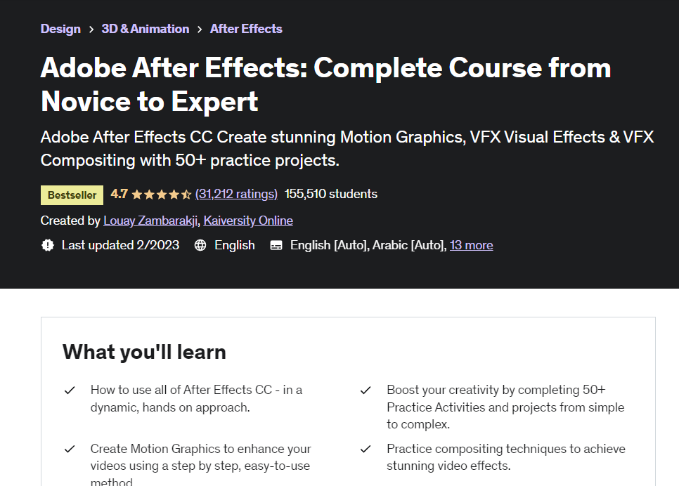 After Effects CC Course