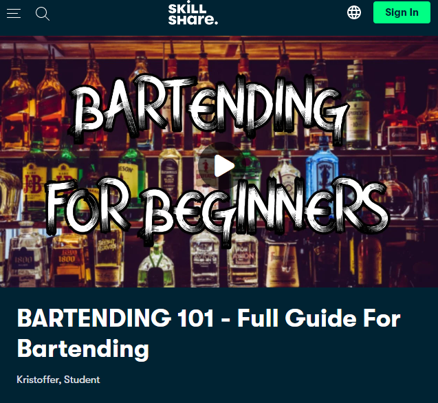Bartending 101 - Full Guide for Bartending