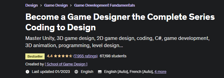 Game Development – Online Courses for Making Games and Apps