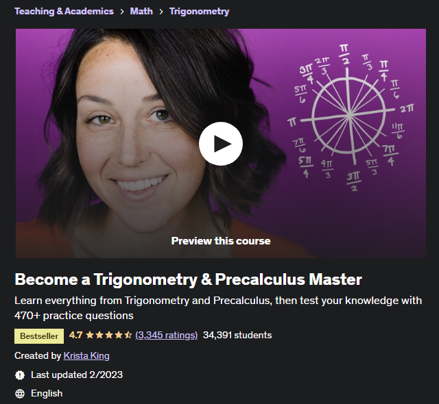 Become a Trigonometry & Precalculus Master