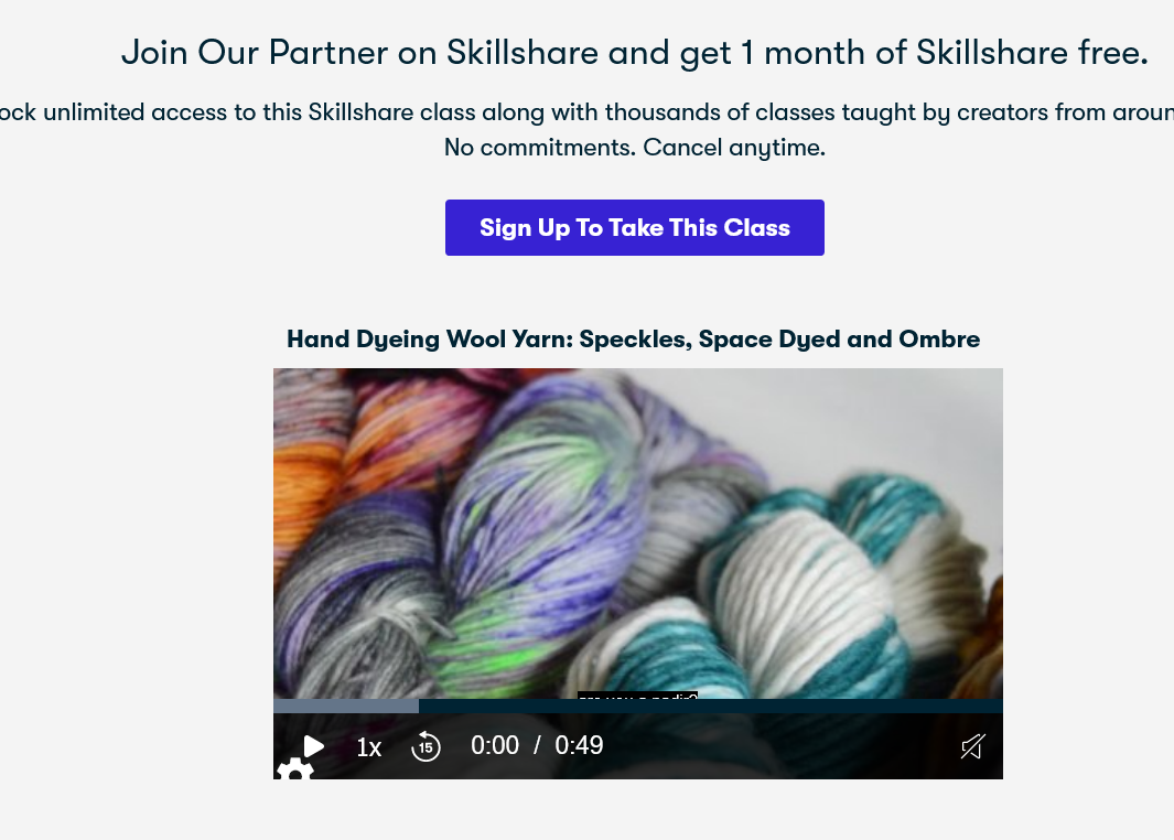 Best DIY Dyeing Skillshare - Hand Dyeing Wool Yarn