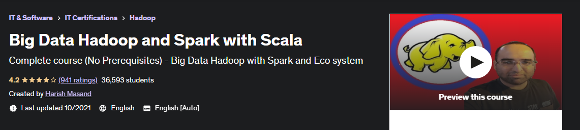 Big Data Hadoop and Spark with Scala