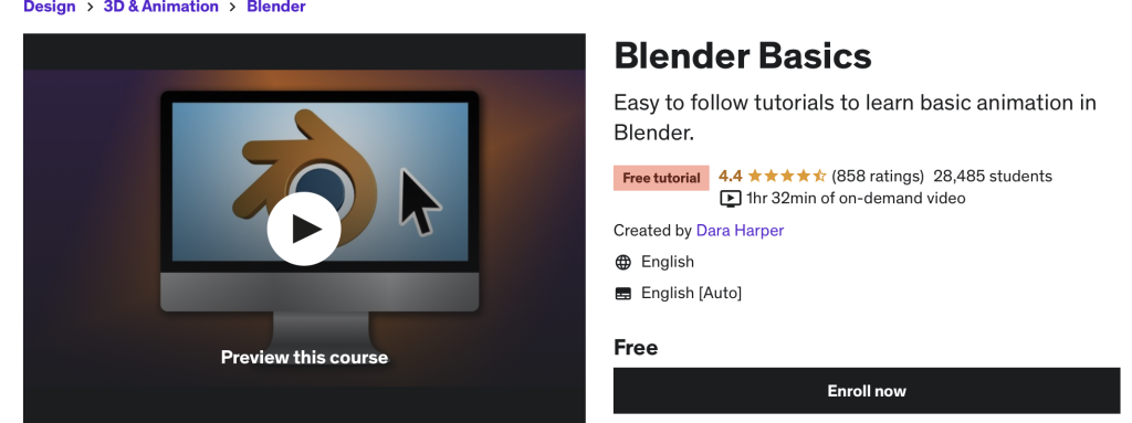 15 Amazing Free Online Blender 3D Courses & Tutorials - The Fordham Ram