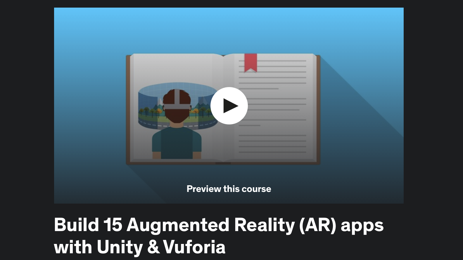 Build 15 AR Apps with Unity & Vuforia