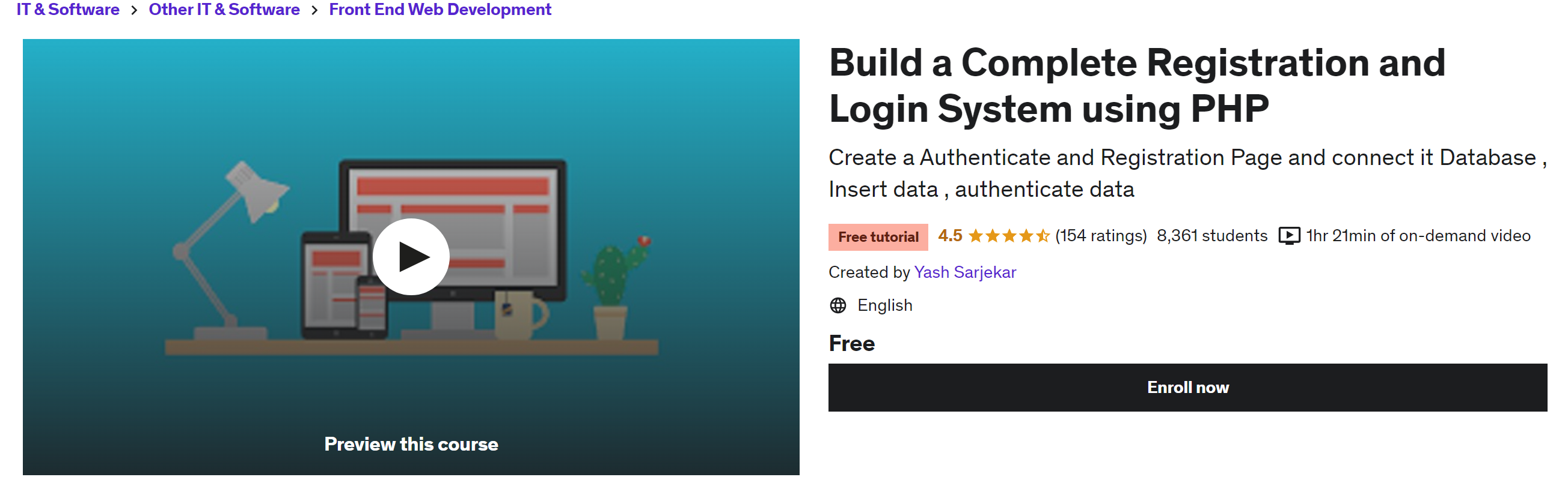 Build a complete registration and login system using PHP