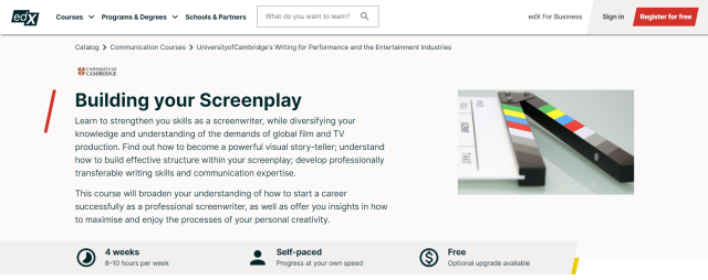 Building Your Screenplay