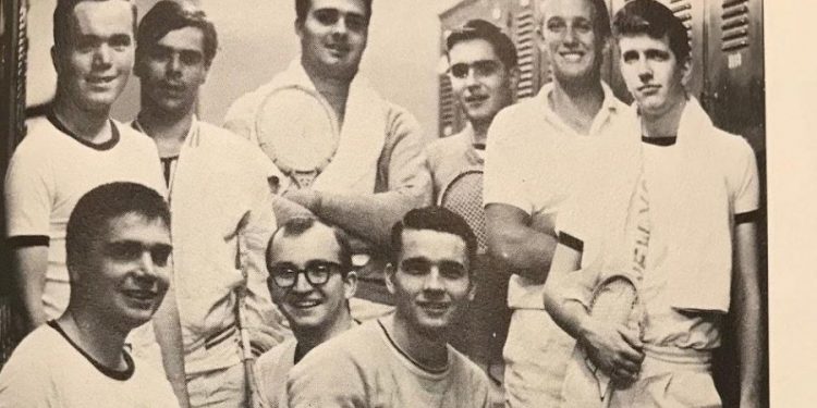 Former squash player and athlete Donald Trump. Fordham University’s 1965 squash team from The Maroon yearbook. (Courtesy of Jake Shore/The Fordham Ram)