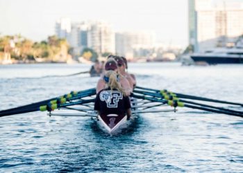 The rowing team went down to Florida for thier spring training session (Andrea Garcia/The Fordham Ram).