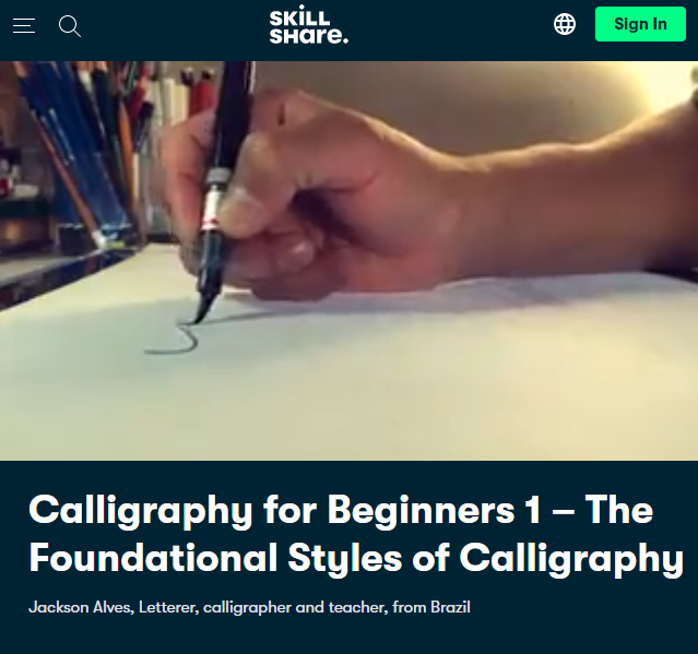 Writing in Style: Top 12 Online Calligraphy Courses for 2023 - The Fordham  Ram