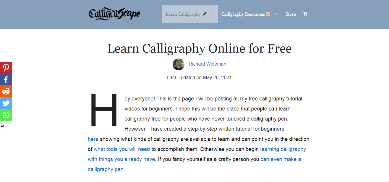 How to Learn Calligraphy: The Complete Beginner's Guide - Calligrascape