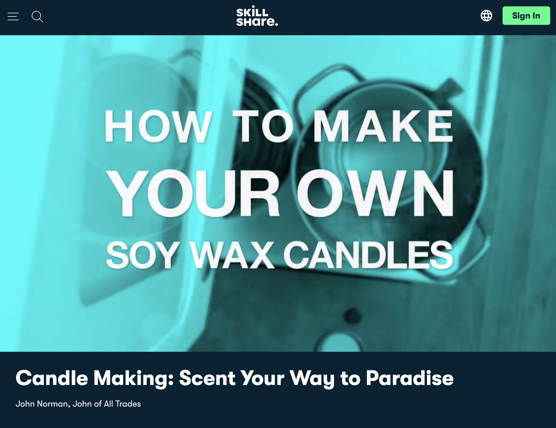 Candle Making