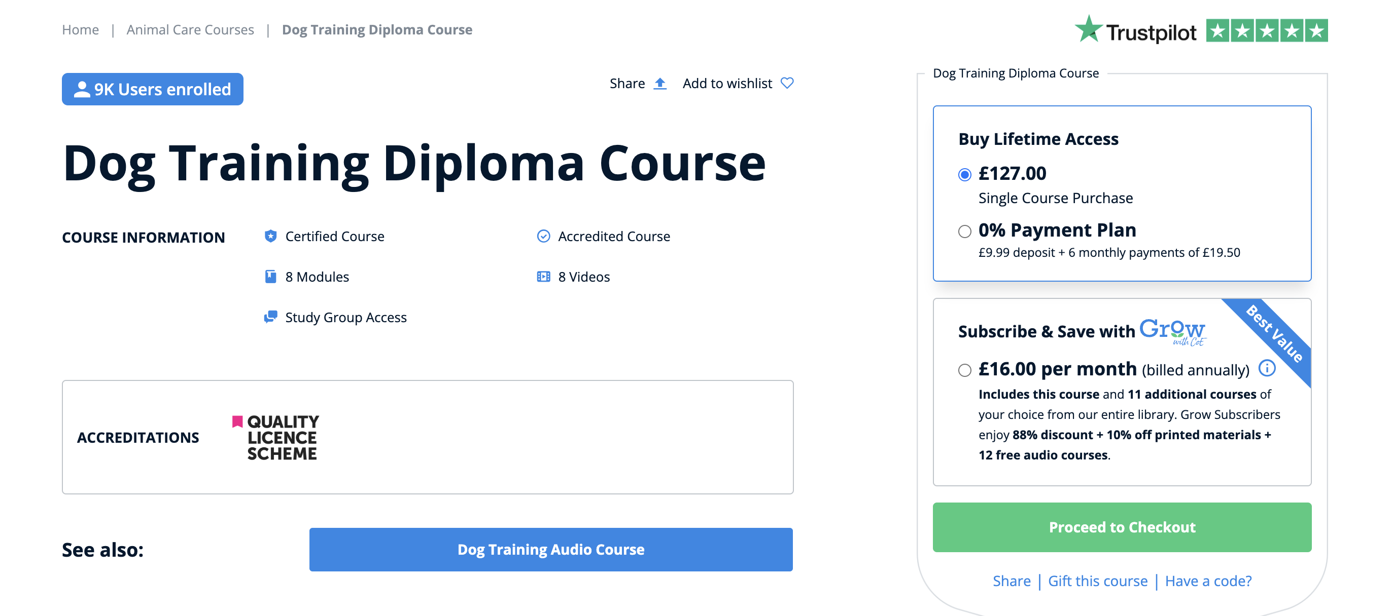 Centre of Excellence Dog Training Online Diploma Course