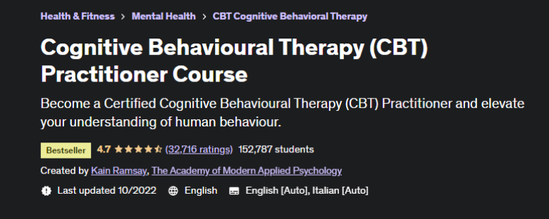 Cognitive Beahvioral Therapy(CBT)
