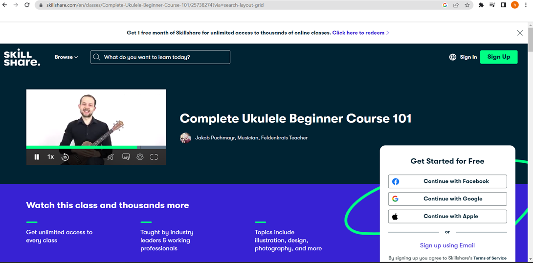 Complete Ukulele Beginner Course 101