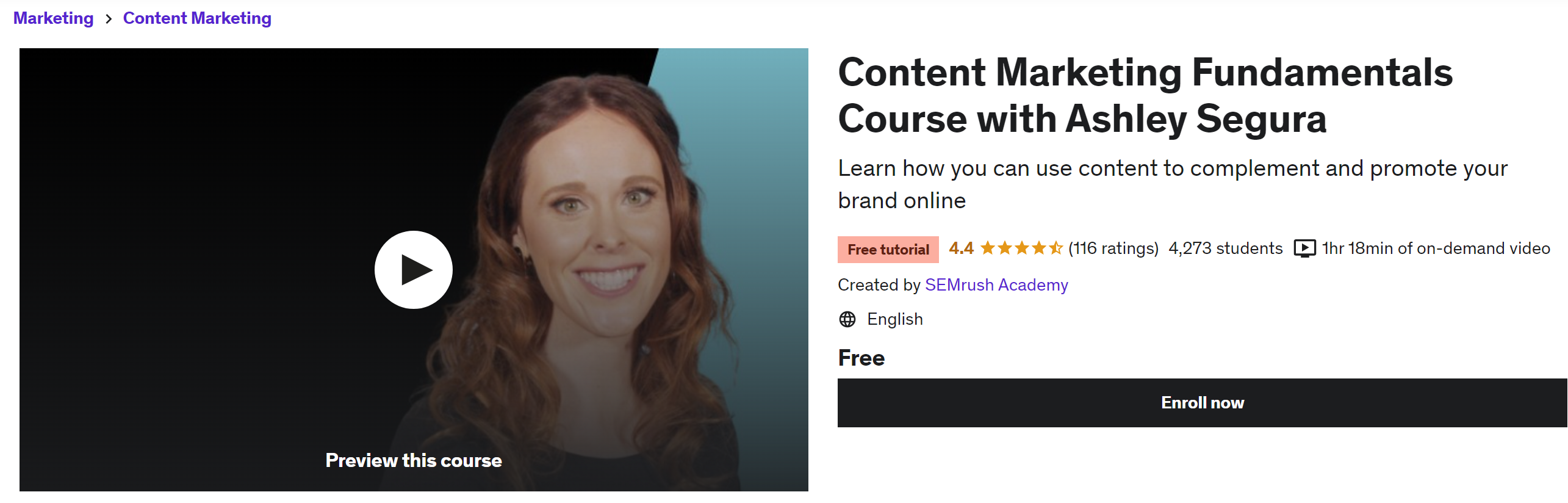 Content Marketing Fundamentals Course