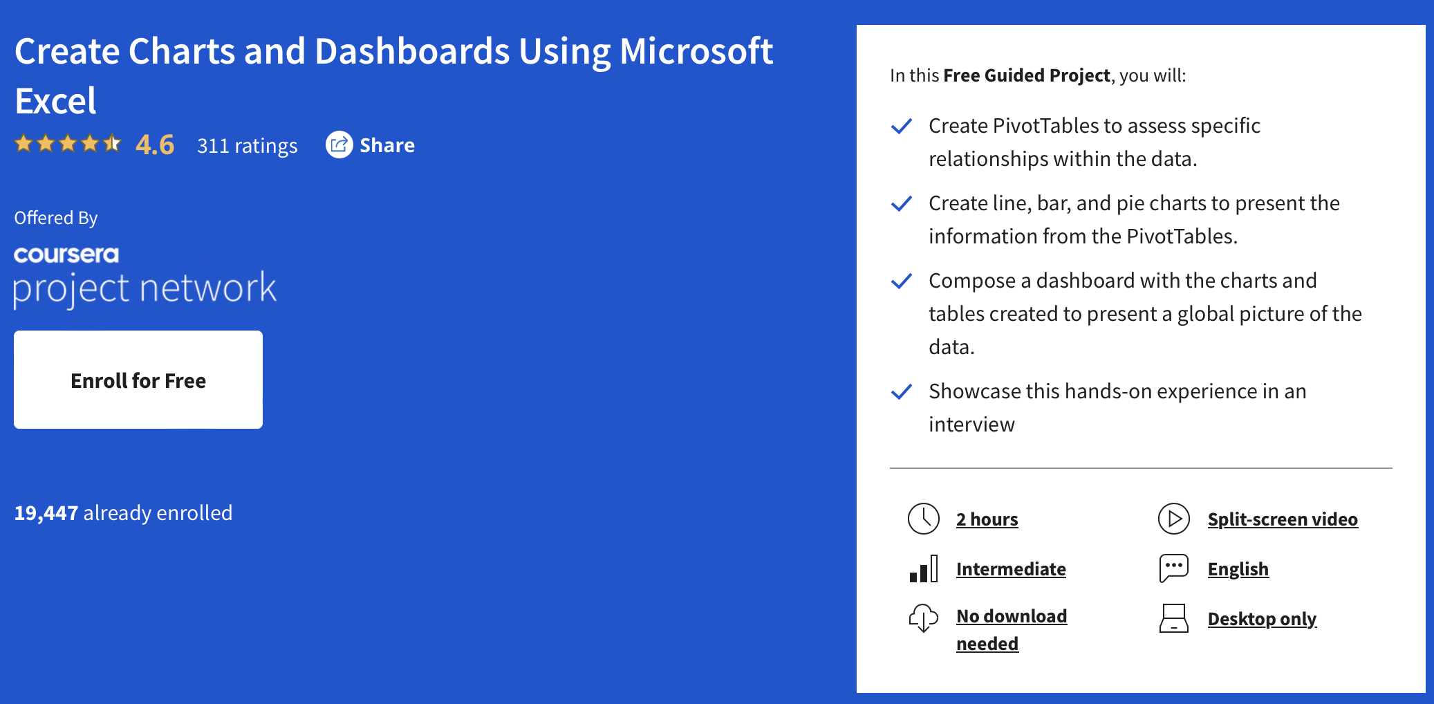 Create Charts and Dashboards Using Microsoft Excel