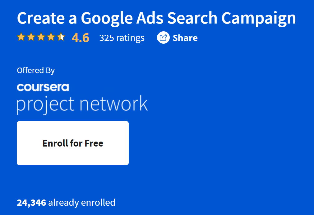 Create Google Ads Search Campaign