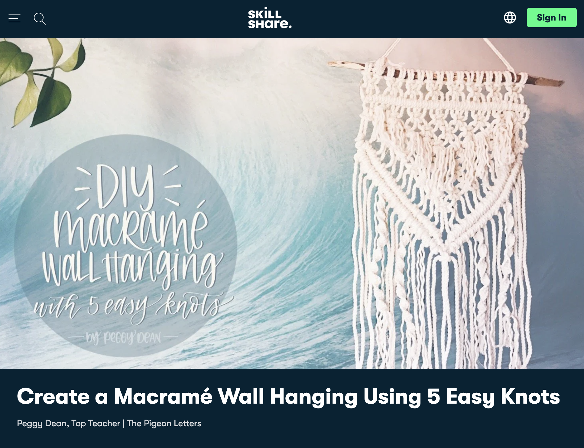 Create a Macramé Wall Hanging Using 5 Easy Knots