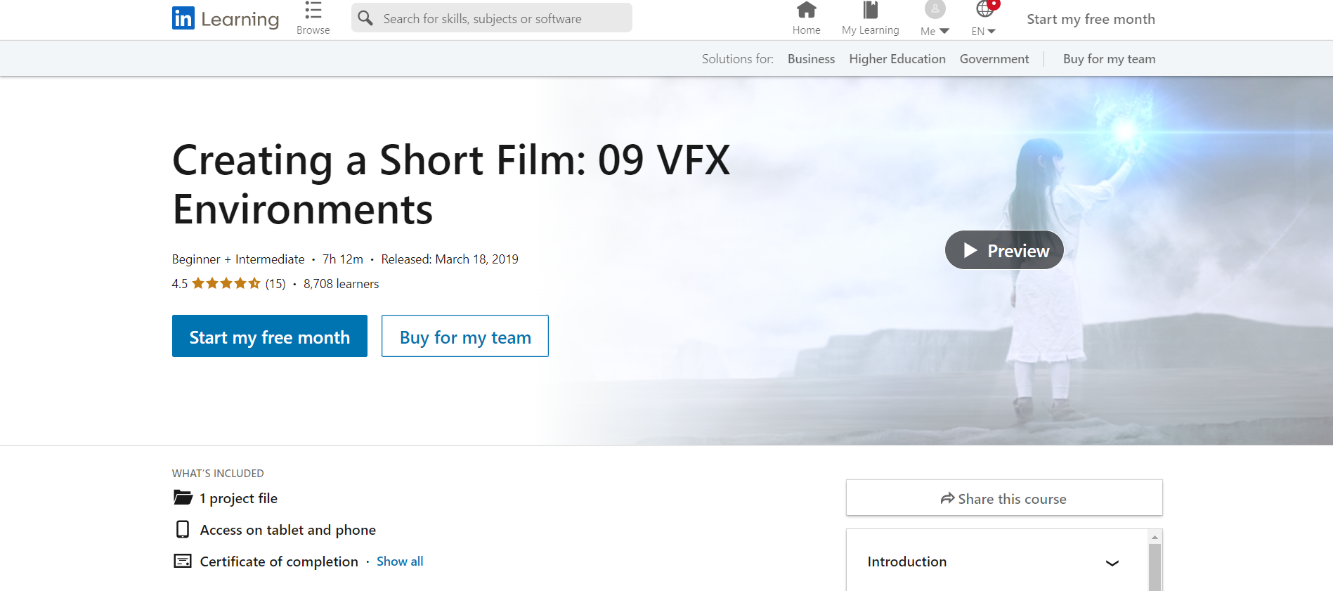 Creating a Short Film 09 VFX Environments
