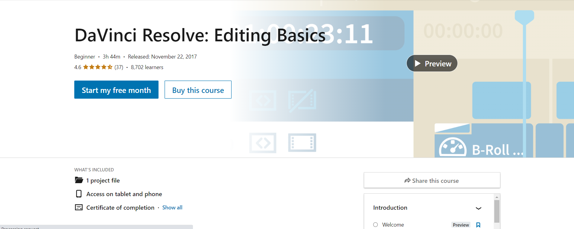 DaVinci Resolve Editing Basics