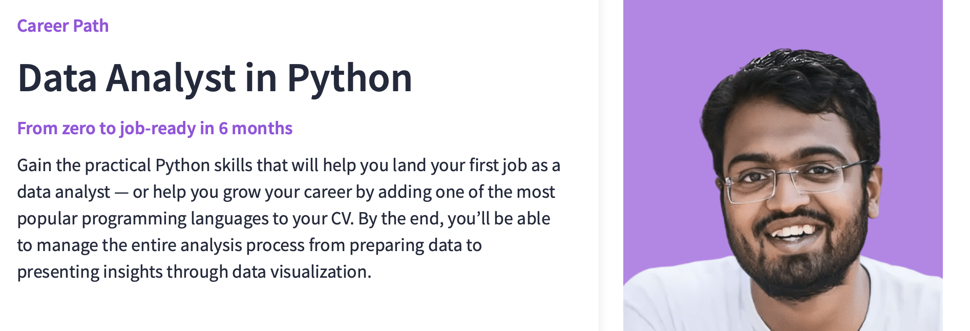Data Analyst in Python