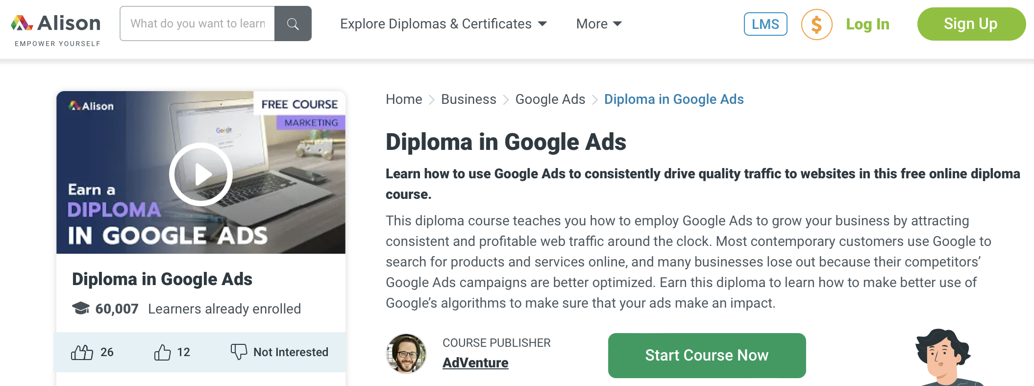 Diploma in Google Ads