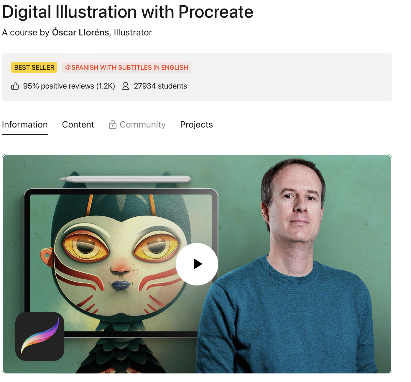 Domestika Digital Illustration with Procreate