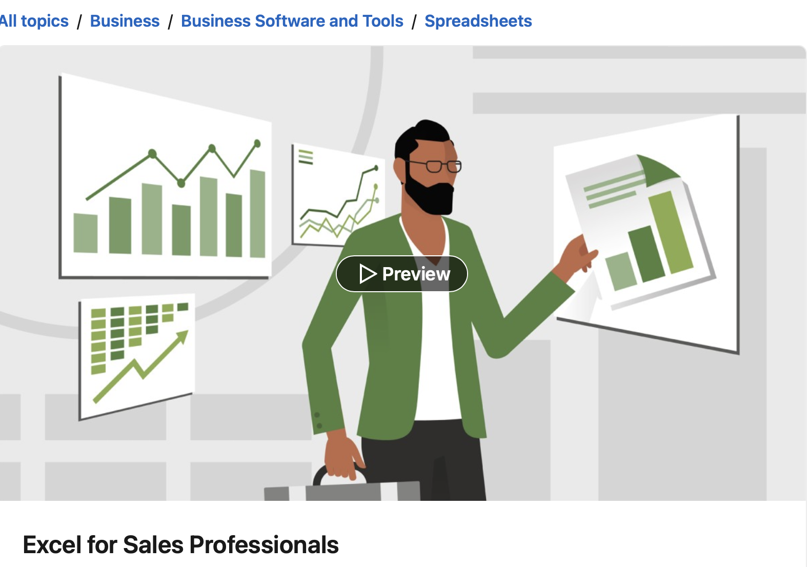 Excel for Sales Professionals