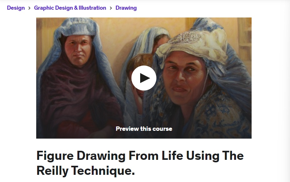 Figure Drawing From Life Using The Reilly Technique