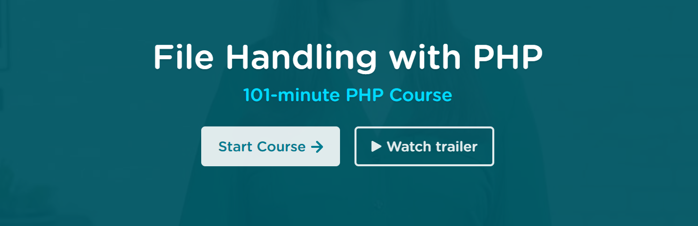File Handling with PHP Course