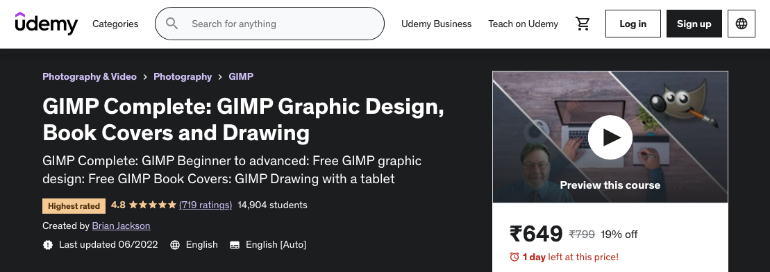 GIMP Complete GIMP Graphic Design, Book Covers and Drawing