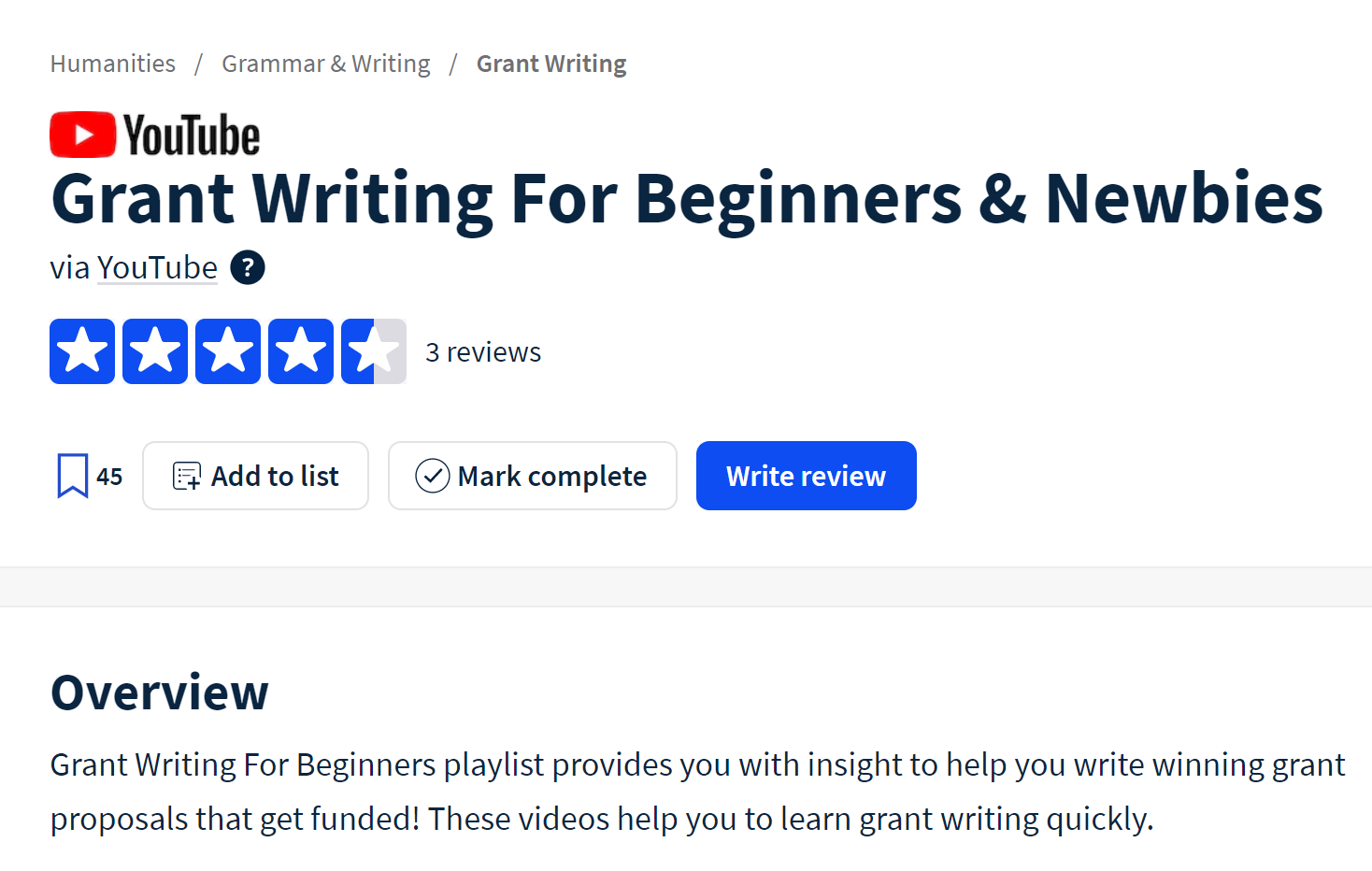 Grant Writing for Beginners and Newbies