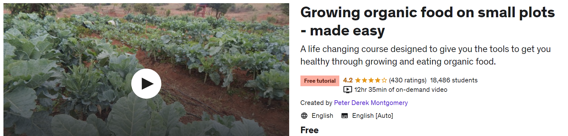 Growing Organic Food On Small Plots - Made Easy