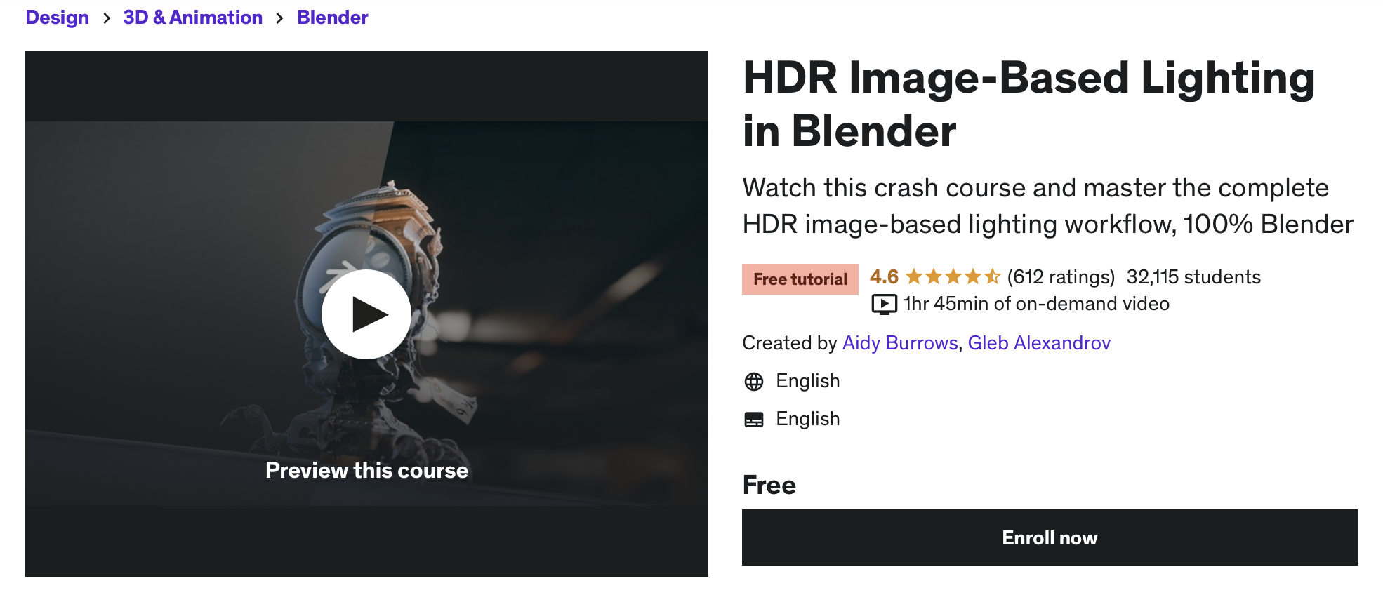 HDR Image-Based Lighting in Blender by Udemy