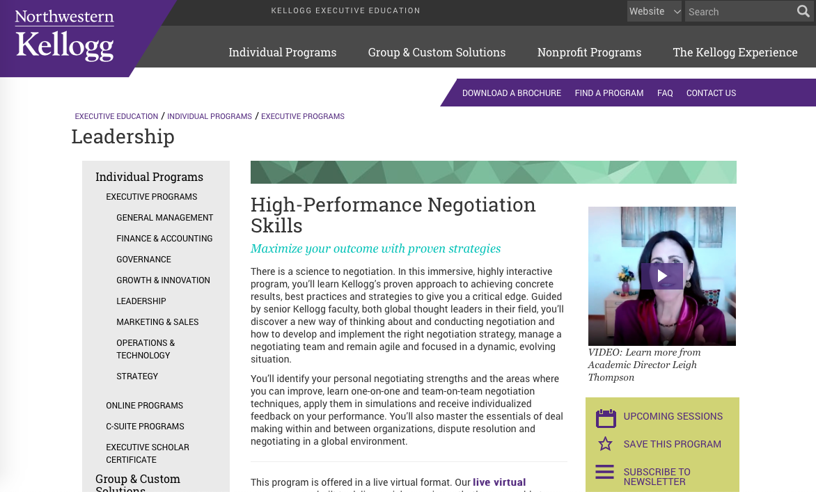 High-Performance Negotiation Skills