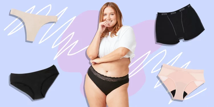High waist period underwear