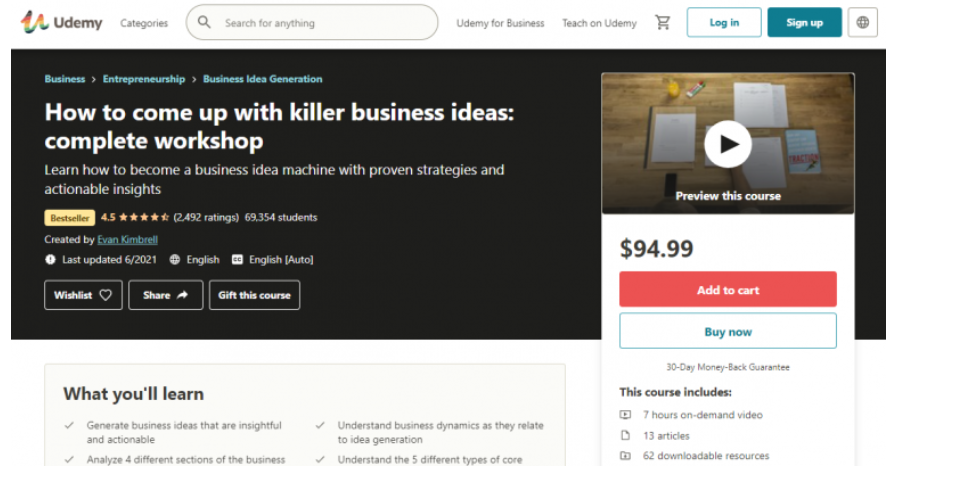 How to Come up With Killer Business Ideas