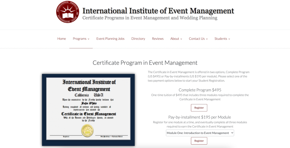 International Institute of Event Management