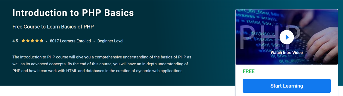 Get Certified in PHP with These 15 Free Online Courses - The Fordham Ram