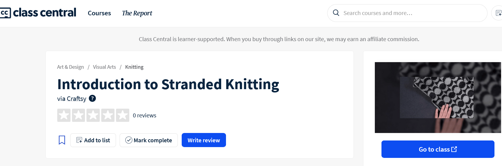 Introduction to Stranded Knitting