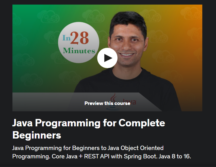 Java Programming for Complete Beginners