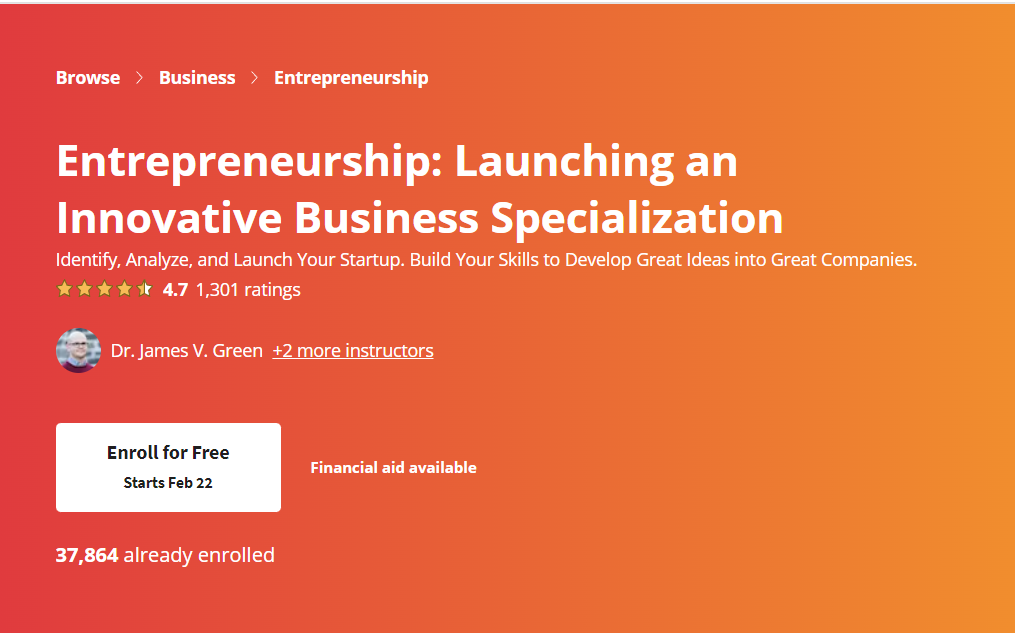 Launching an Innovative Business