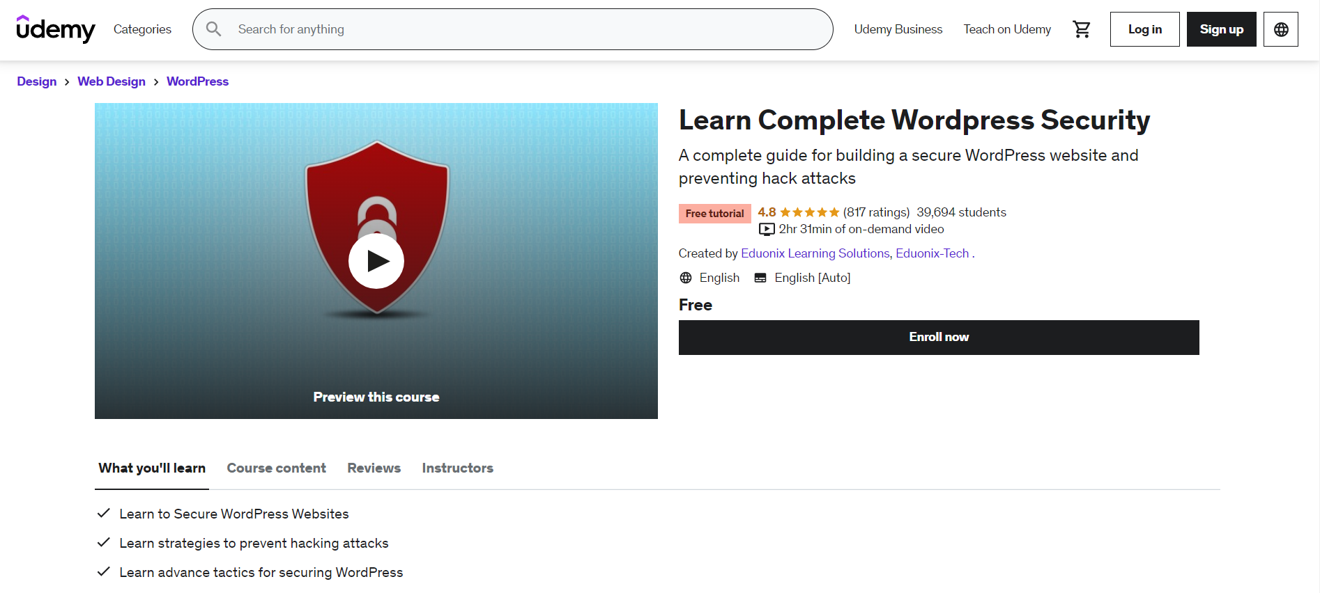 Learn Complete WordPress Security