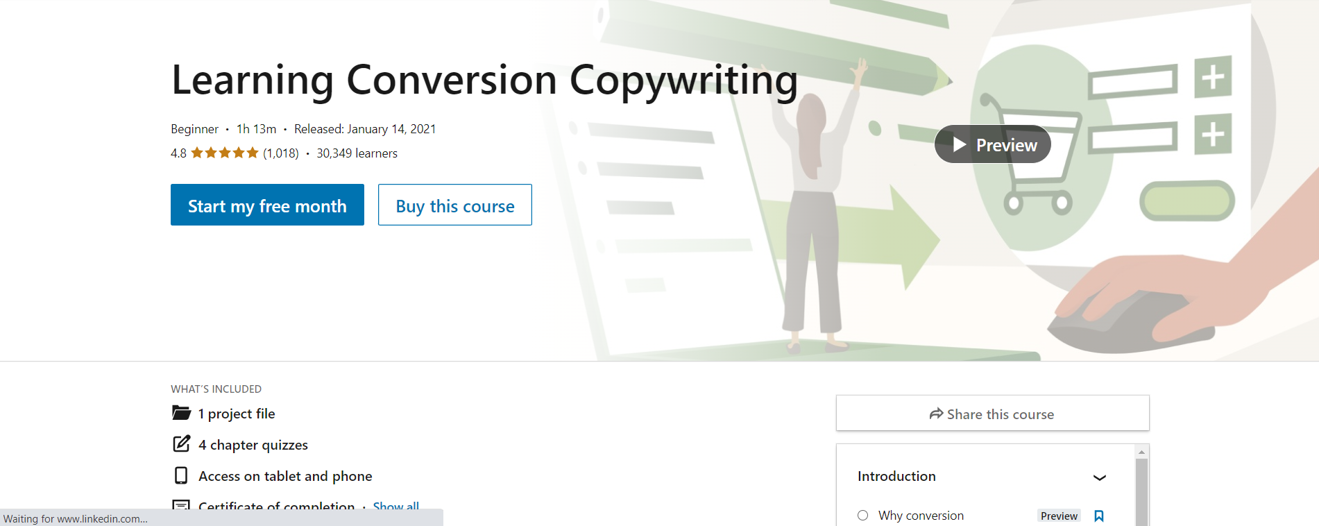 Learning Conversion Copywriting